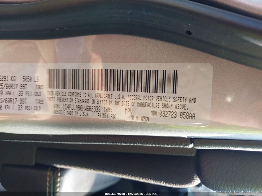 2017 Jeep Cherokee Sport Fwd VIN: 1C4PJLAB6HW662333 Lot: 43979760