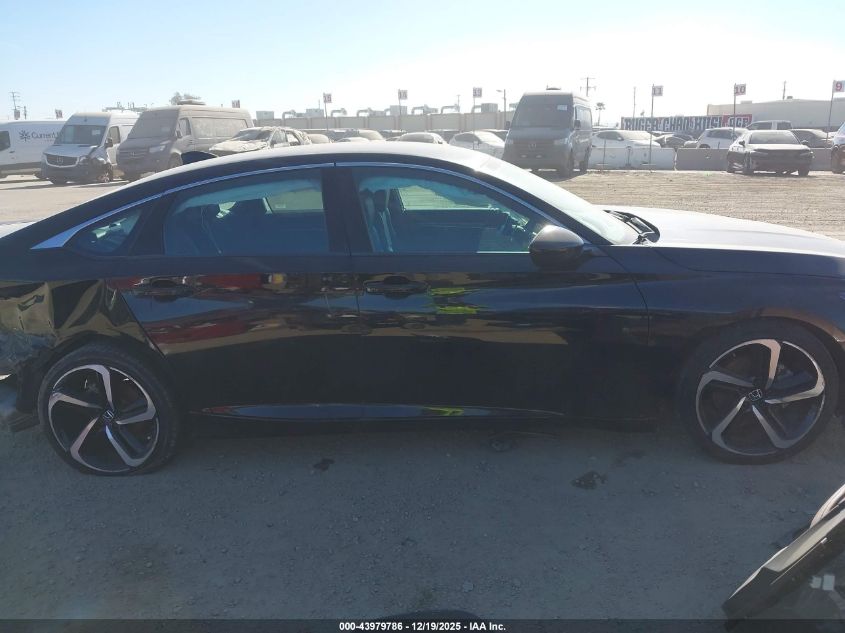 2021 Honda Accord Sport VIN: 1HGCV1F30MA085199 Lot: 43979786