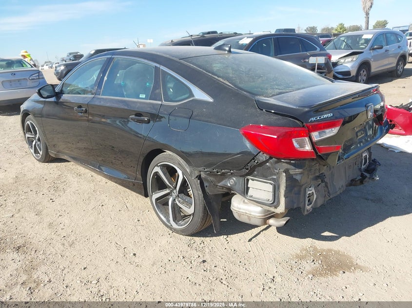 VIN 1HGCV1F30MA085199 2021 HONDA ACCORD SPORT