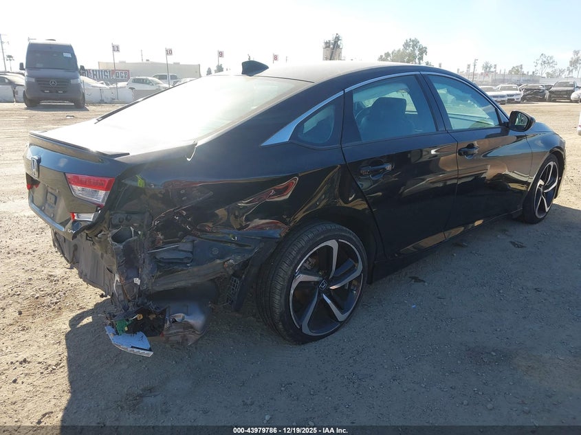 VIN 1HGCV1F30MA085199 2021 HONDA ACCORD SPORT
