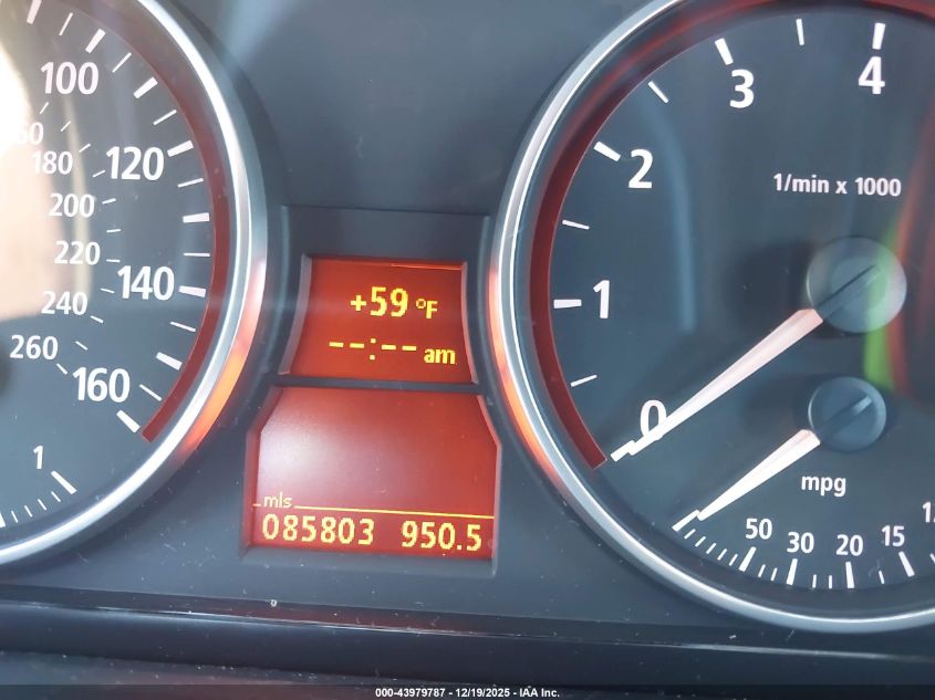 2006 BMW 325I VIN: WBAVB13536KX51200 Lot: 43979787