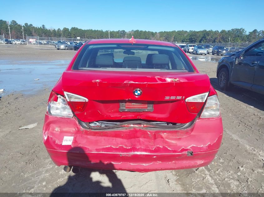 2006 BMW 325I VIN: WBAVB13536KX51200 Lot: 43979787