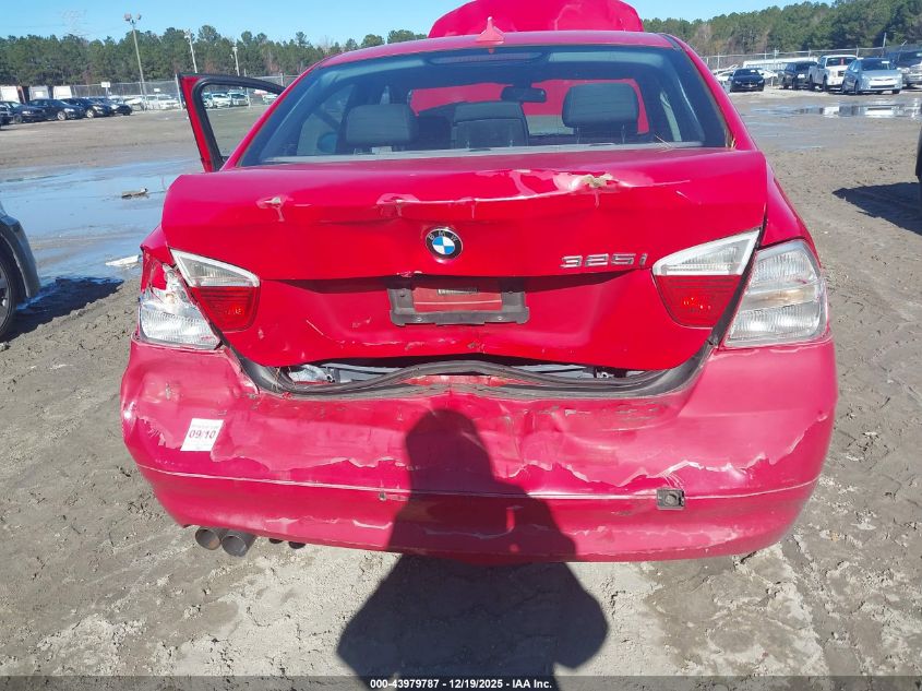 2006 BMW 325I VIN: WBAVB13536KX51200 Lot: 43979787