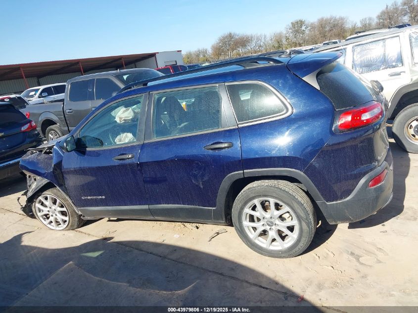 2015 Jeep Cherokee Sport VIN: 1C4PJLAB7FW761031 Lot: 43979806