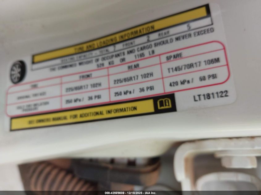 2020 Dodge Journey Se Value VIN: 3C4PDCAB1LT181122 Lot: 43979839