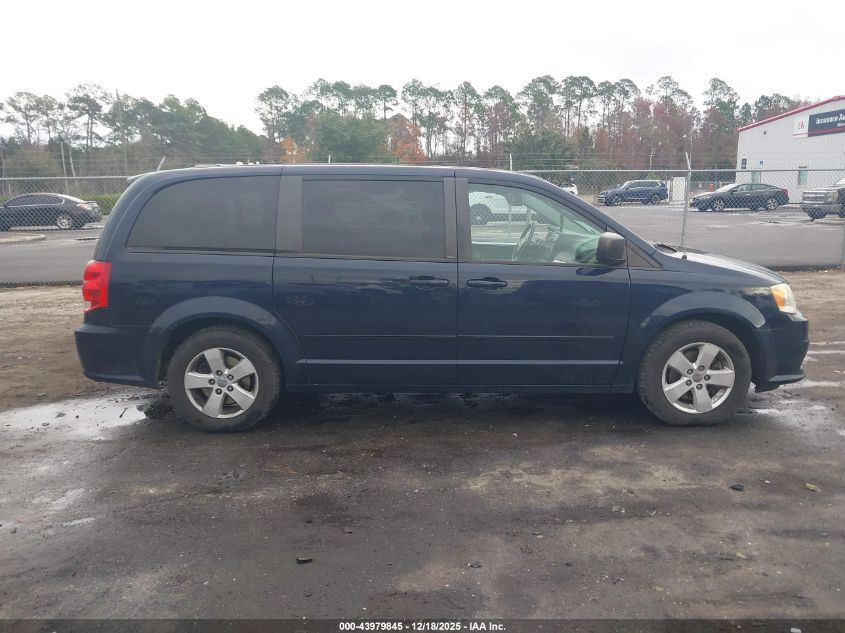 2013 Dodge Grand Caravan Se VIN: 2C4RDGBG3DR650435 Lot: 43979845