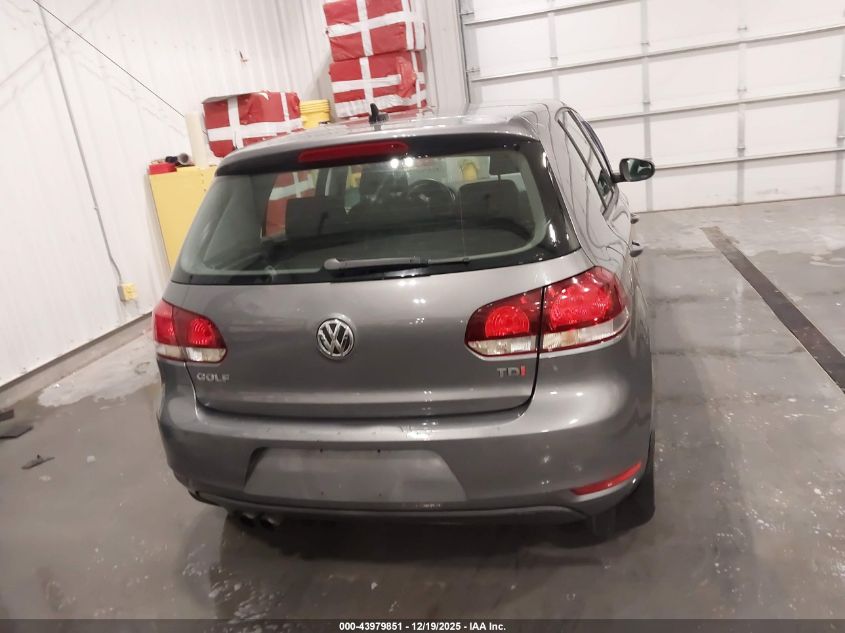 2014 Volkswagen Golf 2.0L Tdi VIN: WVWDM7AJ6EW005259 Lot: 43979851