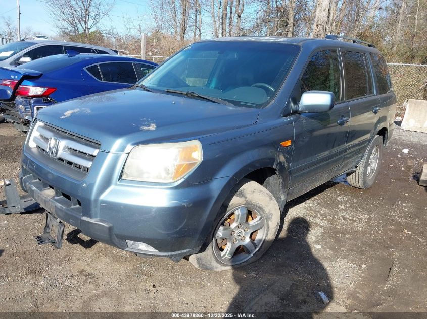 2006 Honda Pilot Ex-L VIN: 5FNYF285X6B015368 Lot: 43979860