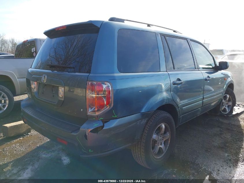 2006 Honda Pilot Ex-L VIN: 5FNYF285X6B015368 Lot: 43979860