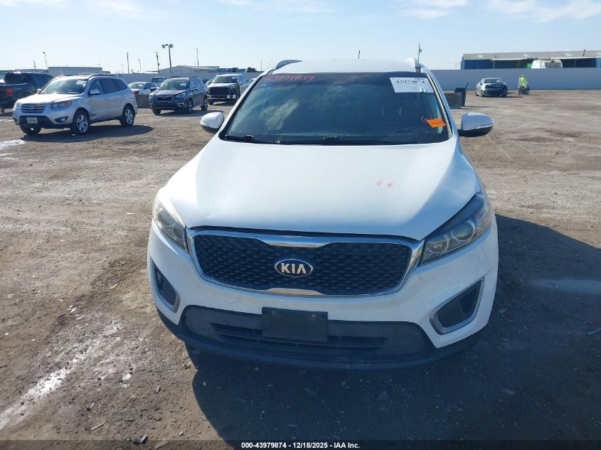 2017 Kia Sorento 3.3L Lx VIN: 5XYPGDA54HG213552 Lot: 43979874