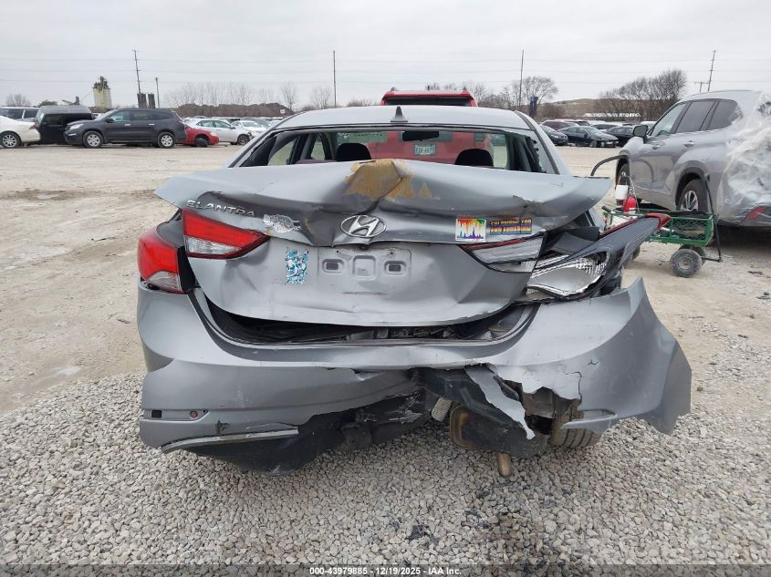 2015 Hyundai Elantra Se VIN: KMHDH4AE4FU416299 Lot: 43979885
