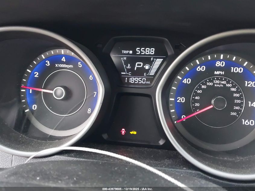 2015 Hyundai Elantra Se VIN: KMHDH4AE4FU416299 Lot: 43979885