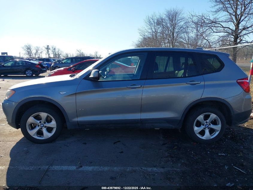 2011 BMW X3 xDrive28I VIN: 5UXWX5C5XBL702398 Lot: 43979892