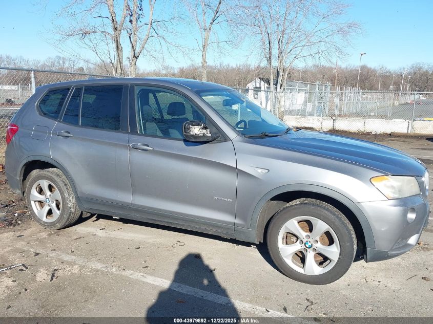 2011 BMW X3 xDrive28I VIN: 5UXWX5C5XBL702398 Lot: 43979892