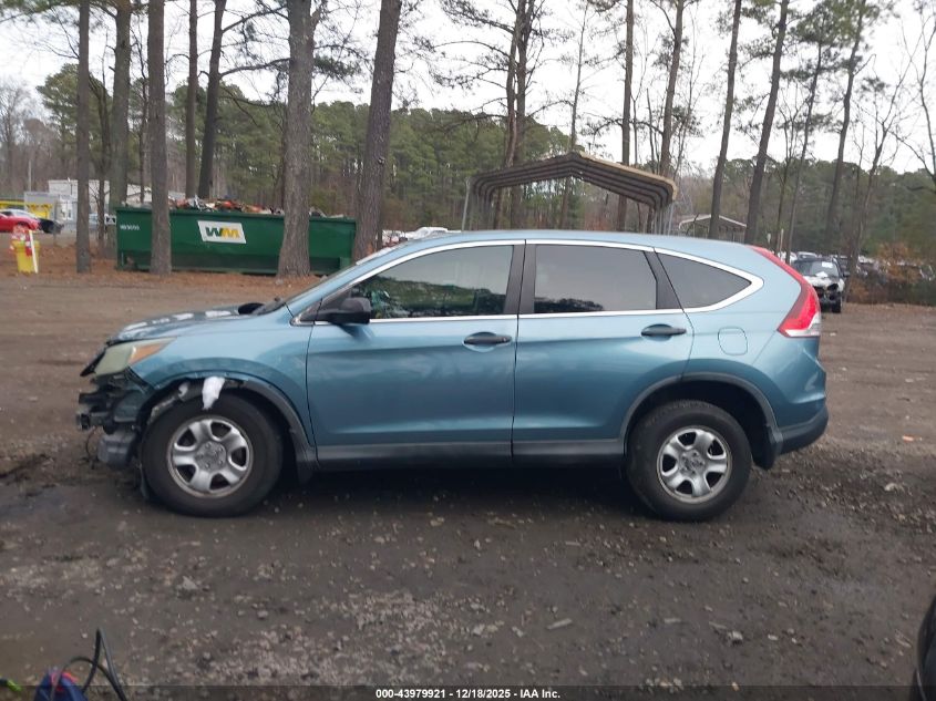 2013 Honda Cr-V Lx VIN: 5J6RM3H37DL016187 Lot: 43979921