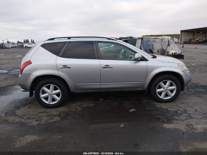 2005 Nissan Murano Se VIN: JN8AZ08W65W409213 Lot: 43979936
