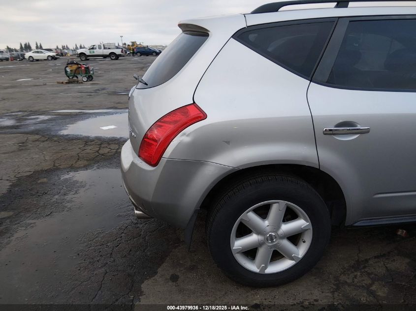 2005 Nissan Murano Se VIN: JN8AZ08W65W409213 Lot: 43979936