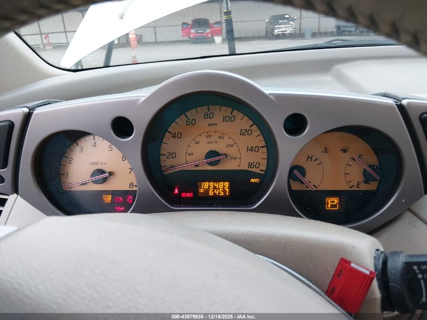 2005 Nissan Murano Se VIN: JN8AZ08W65W409213 Lot: 43979936