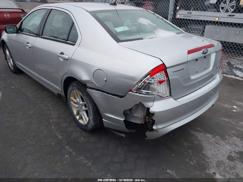 2012 Ford Fusion S VIN: 3FAHP0GA9CR204237 Lot: 43979958