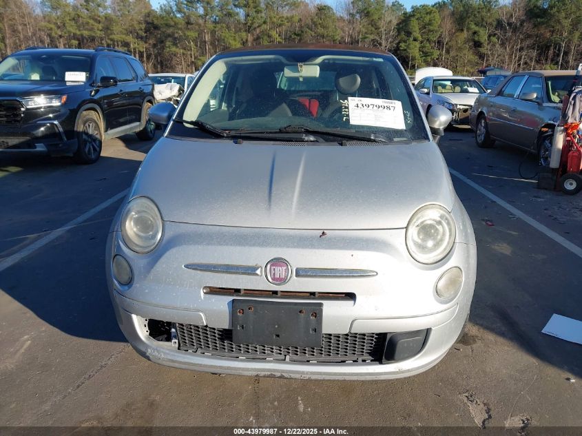 2012 Fiat 500C Pop VIN: 3C3CFFDR8CT169489 Lot: 43979987
