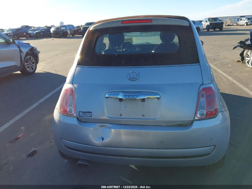 2012 Fiat 500C Pop VIN: 3C3CFFDR8CT169489 Lot: 43979987