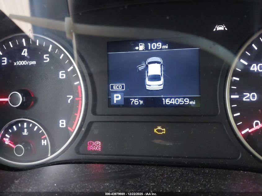 2019 Kia Optima S VIN: 5XXGT4L30KG313957 Lot: 43979989