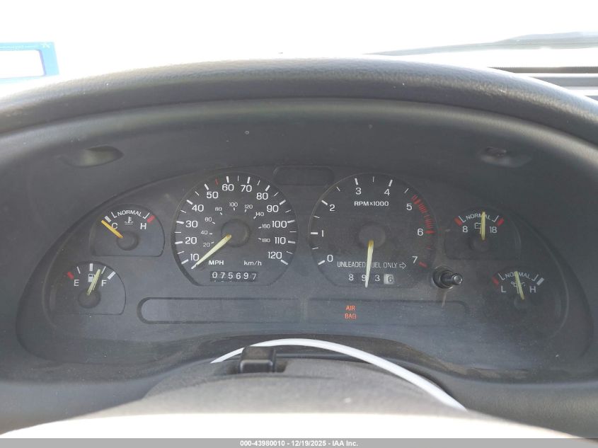 1995 Ford Mustang VIN: 1FALP444XSF152760 Lot: 43980010