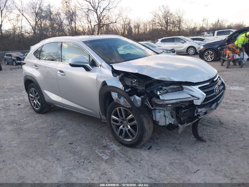 2016 Lexus Nx 200T VIN: JTJBARBZ5G2091719 Lot: 43980016