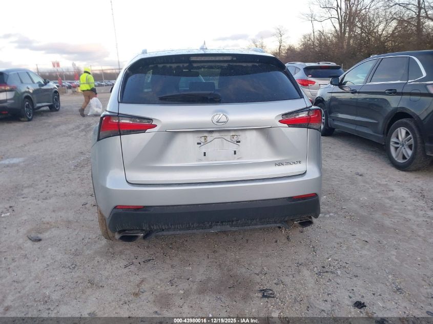 2016 Lexus Nx 200T VIN: JTJBARBZ5G2091719 Lot: 43980016