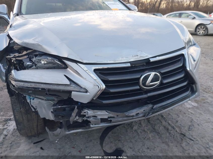 2016 Lexus Nx 200T VIN: JTJBARBZ5G2091719 Lot: 43980016