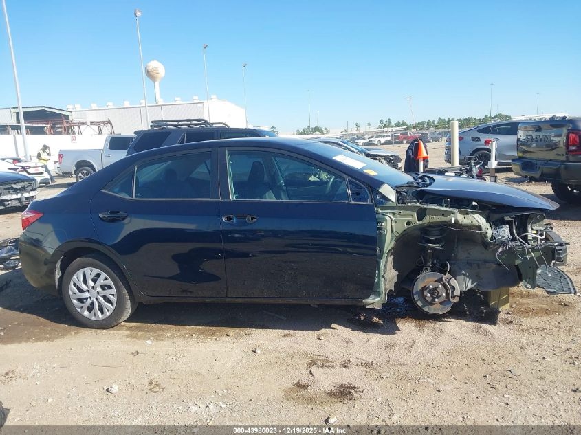 2017 Toyota Corolla Le VIN: 5YFBURHE4HP670377 Lot: 43980023