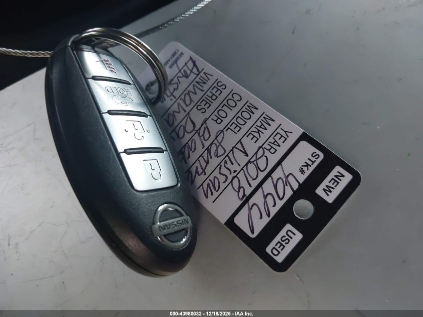 2018 Nissan Sentra Sv VIN: 3N1AB7AP8JY281770 Lot: 43980032