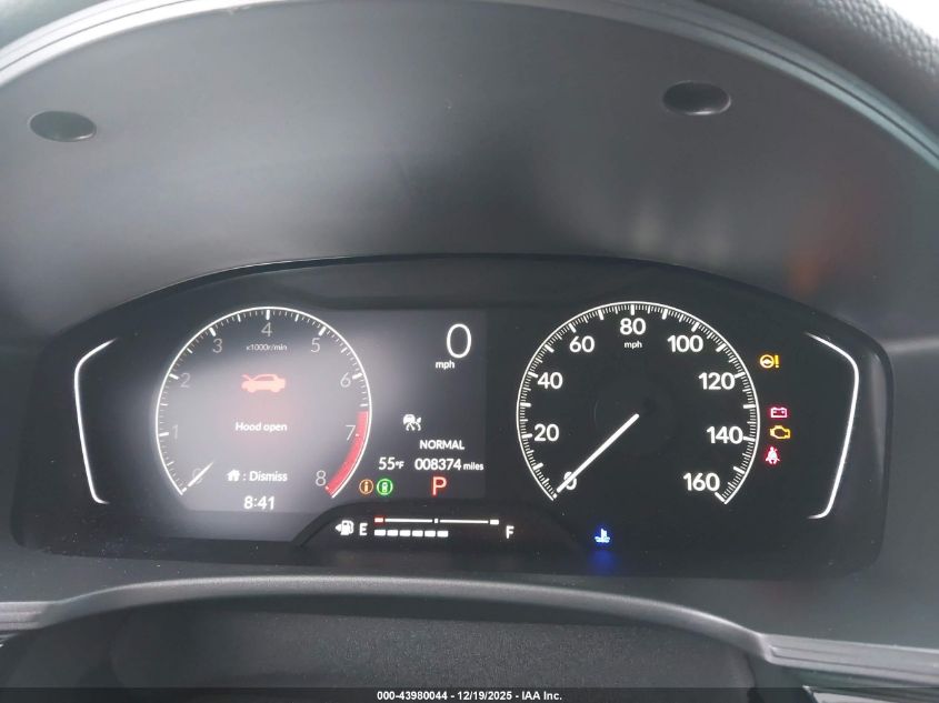 2025 Honda Civic Sedan Sport VIN: 19XFL2H87SE003737 Lot: 43980044