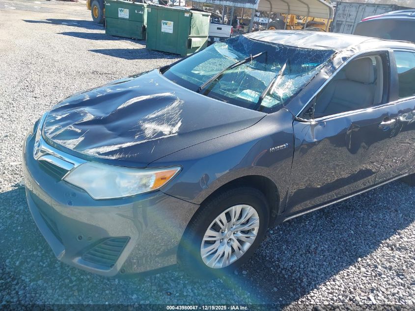 2012 Toyota Camry Hybrid Le VIN: 4T1BD1FKXCU011284 Lot: 43980047