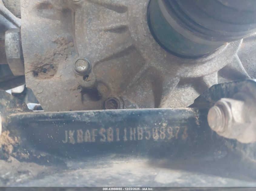 2017 Kawasaki Kaf820 B VIN: JKBAFSB11HB508973 Lot: 43980055