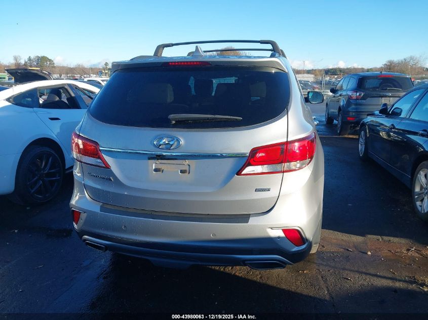 2017 Hyundai Santa Fe Se Ultimate VIN: KM8SR4HF3HU217122 Lot: 43980063