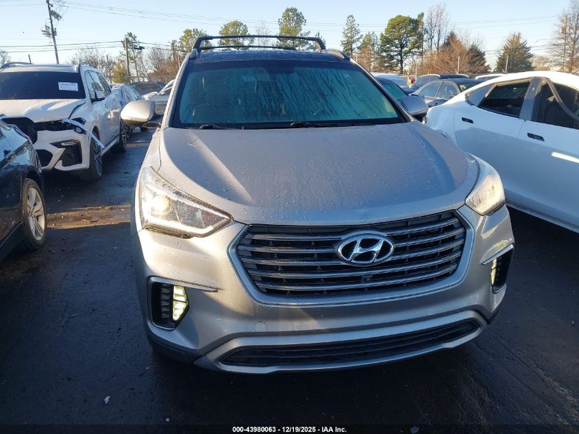 2017 Hyundai Santa Fe Se Ultimate VIN: KM8SR4HF3HU217122 Lot: 43980063