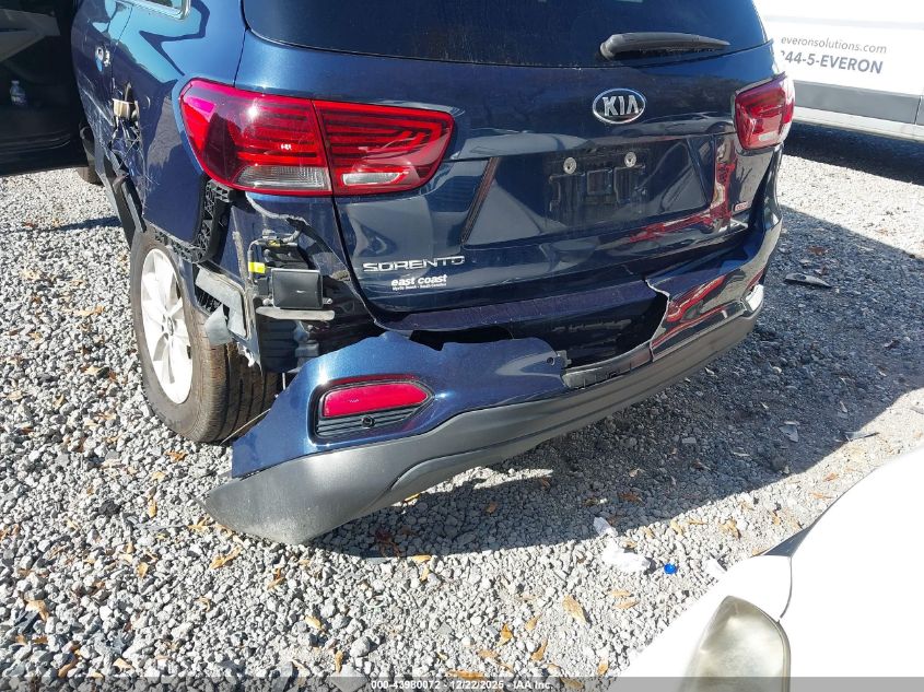 2019 Kia Sorento 2.4L Lx VIN: 5XYPG4A31KG531893 Lot: 43980072