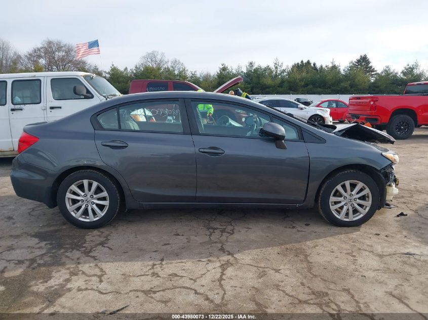 2012 Honda Civic Ex VIN: 2HGFB2F81CH522716 Lot: 43980073