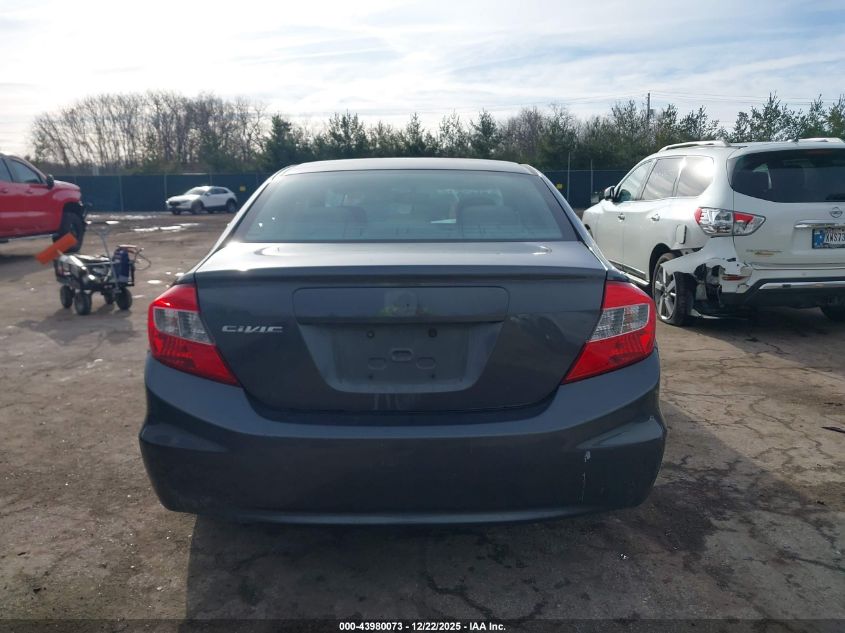 2012 Honda Civic Ex VIN: 2HGFB2F81CH522716 Lot: 43980073