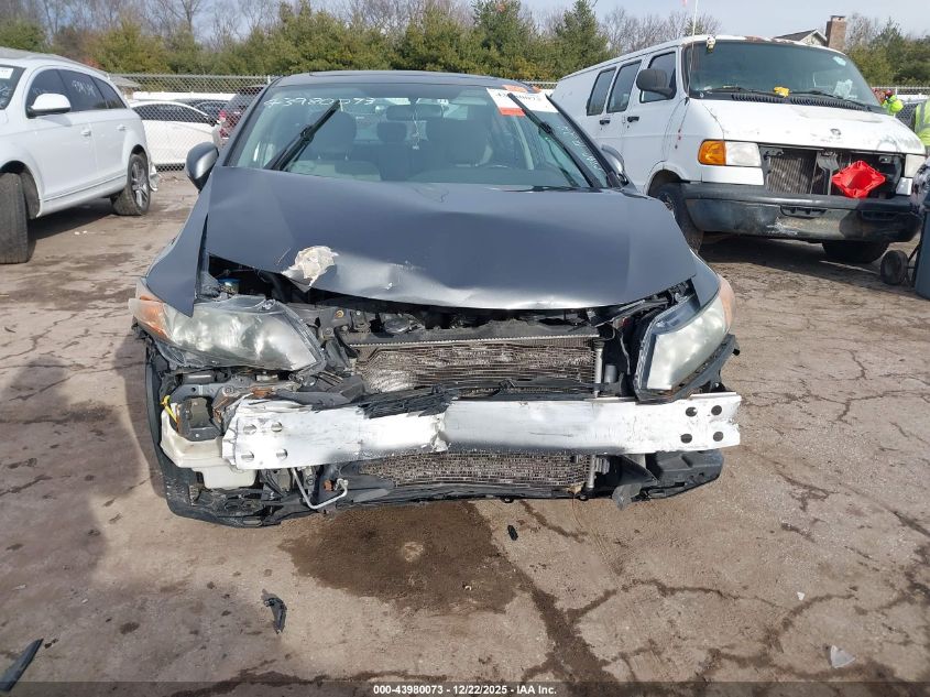 2012 Honda Civic Ex VIN: 2HGFB2F81CH522716 Lot: 43980073