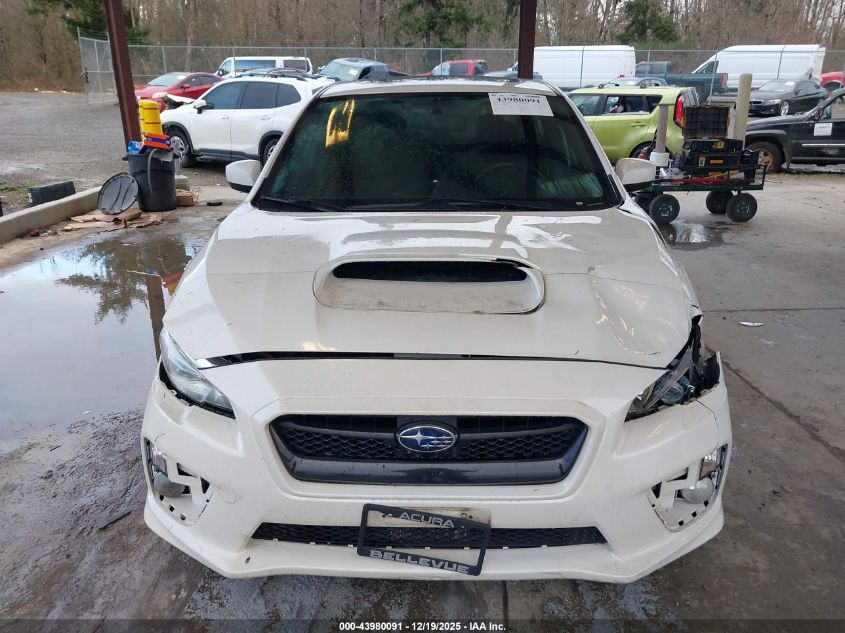 2015 Subaru Wrx Premium VIN: JF1VA1D65F8822932 Lot: 43980091