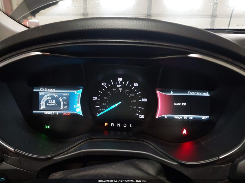 2019 Ford Fusion Energi Titanium VIN: 3FA6P0SU3KR215094 Lot: 43980094