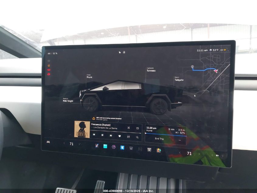 2024 Tesla Cybertruck All-Wheel Drive VIN: 7G2CEHED0RA001313 Lot: 43980098