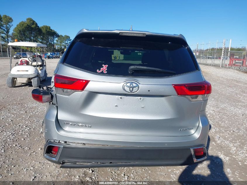 2017 Toyota Highlander Limited VIN: 5TDYZRFH5HS195869 Lot: 43980102