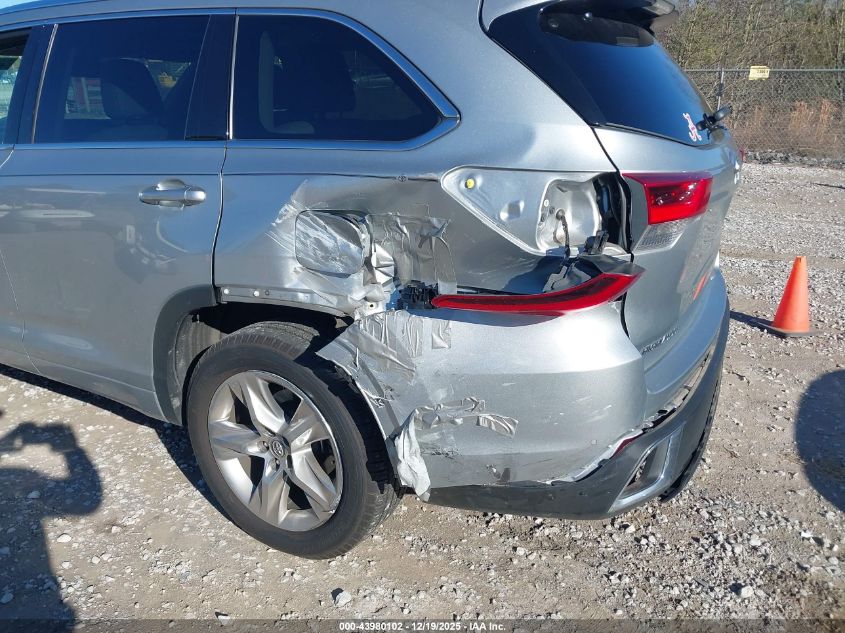 2017 Toyota Highlander Limited VIN: 5TDYZRFH5HS195869 Lot: 43980102