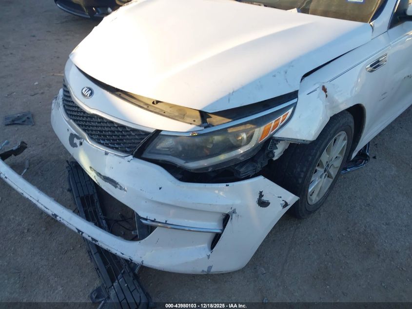 2018 Kia Optima Lx VIN: 5XXGT4L34JG249100 Lot: 43980103