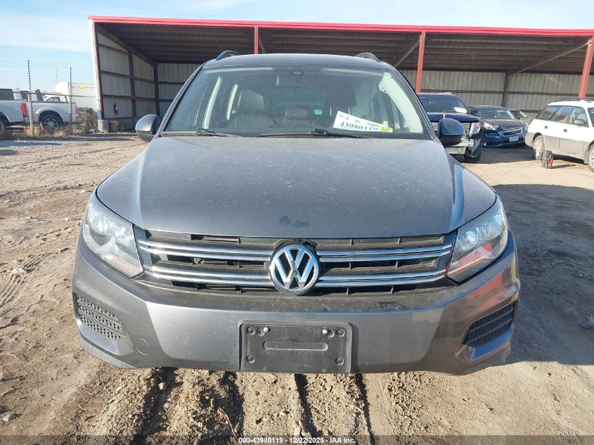 2016 Volkswagen Tiguan S VIN: WVGAV7AX0GW587586 Lot: 43980119
