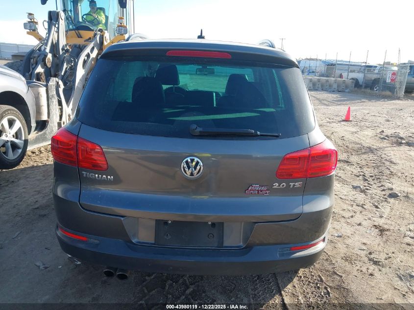2016 Volkswagen Tiguan S VIN: WVGAV7AX0GW587586 Lot: 43980119