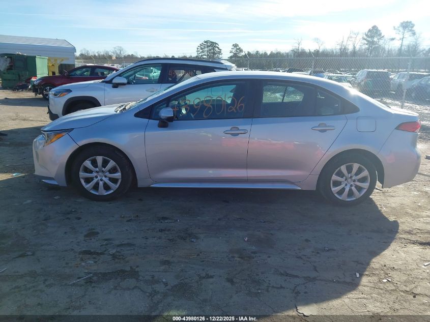 2023 Toyota Corolla Le VIN: 5YFB4MDE2PP048397 Lot: 43980126